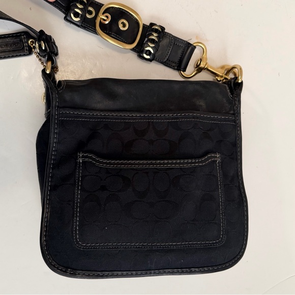 🐝 Coach Signature Bleecker Bag Black
F0794-11434 and Wallet Braided Leather - Picture 3 of 16
